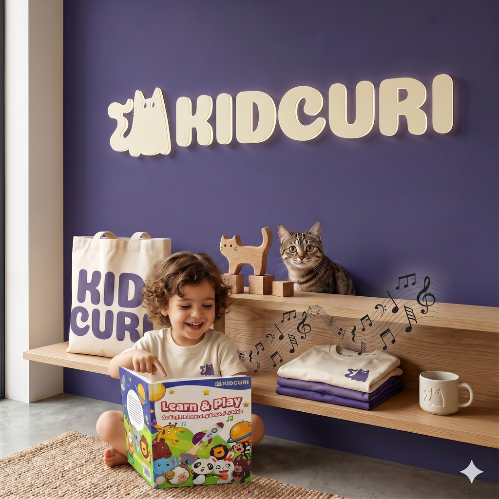 KidCuri Screen-Free Smart Book(1–5 Years)