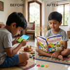 KidCuri Screen-Free Smart Book(1–5 Years)