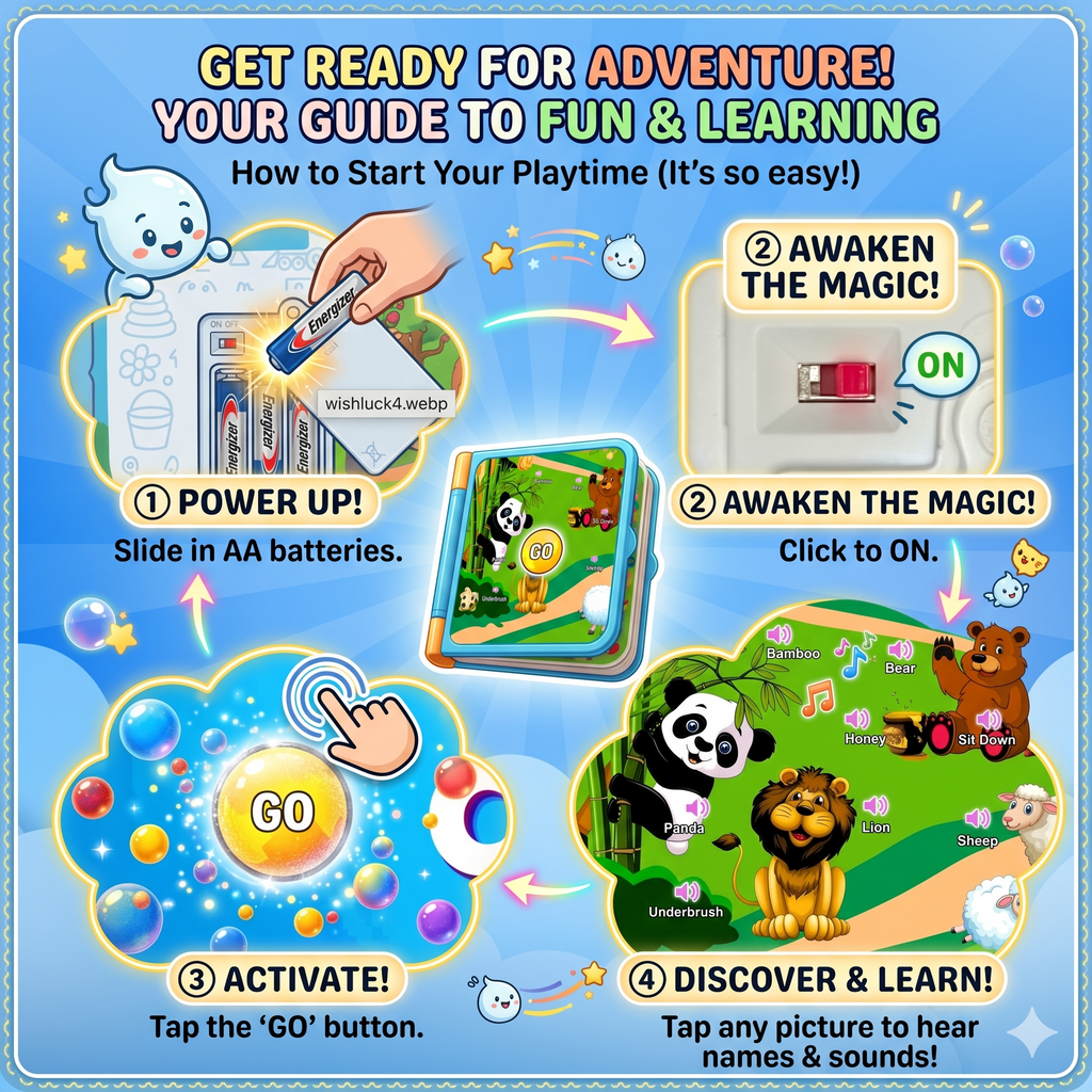 KidCuri Screen-Free Smart Book(1–5 Years)